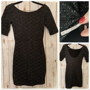 Free People warm stretchy bodycon dress